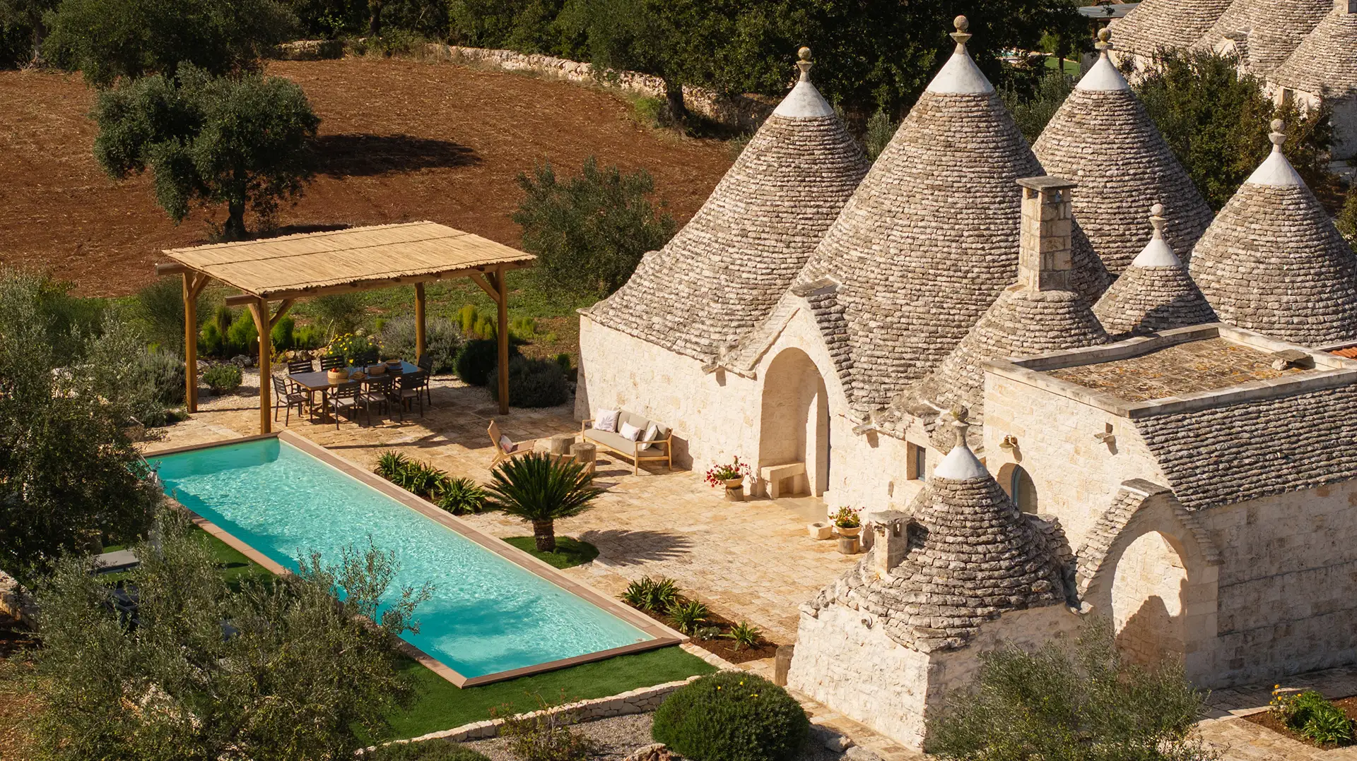 Beautiful traditional trullo