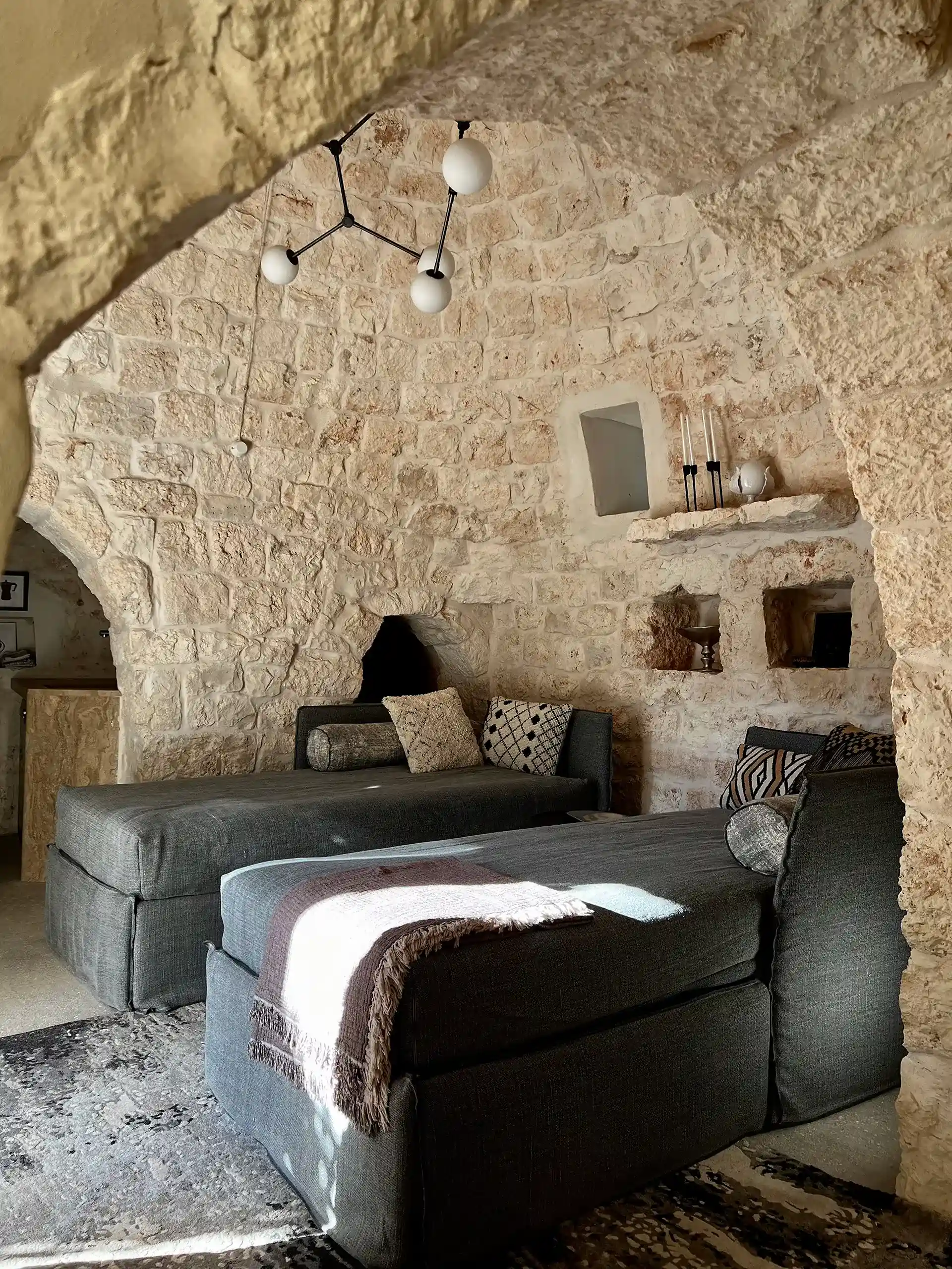 Villa Olivida - Trullo Living Room