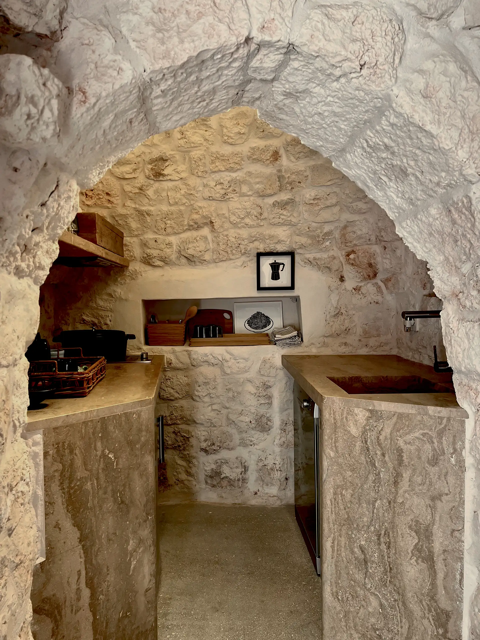 Villa Olivida - Trullo Kitchenette