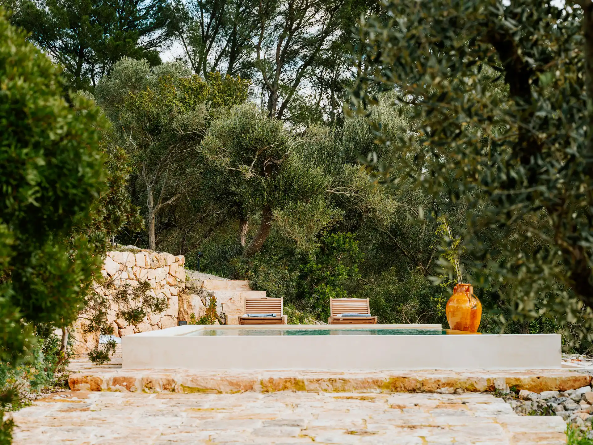 Trullo In Cima - Vista Piscina