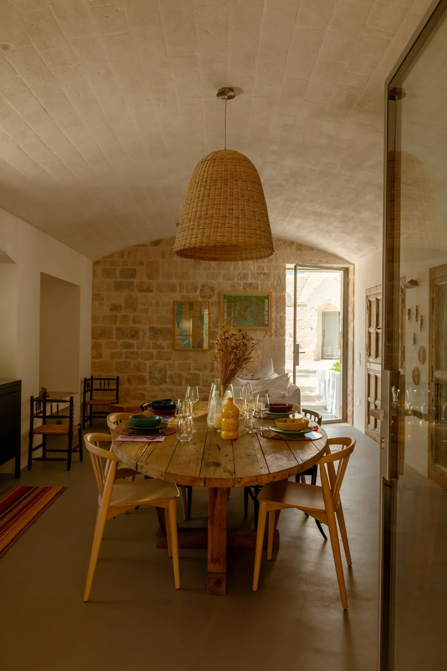 Trullo In Cima - Dining Area