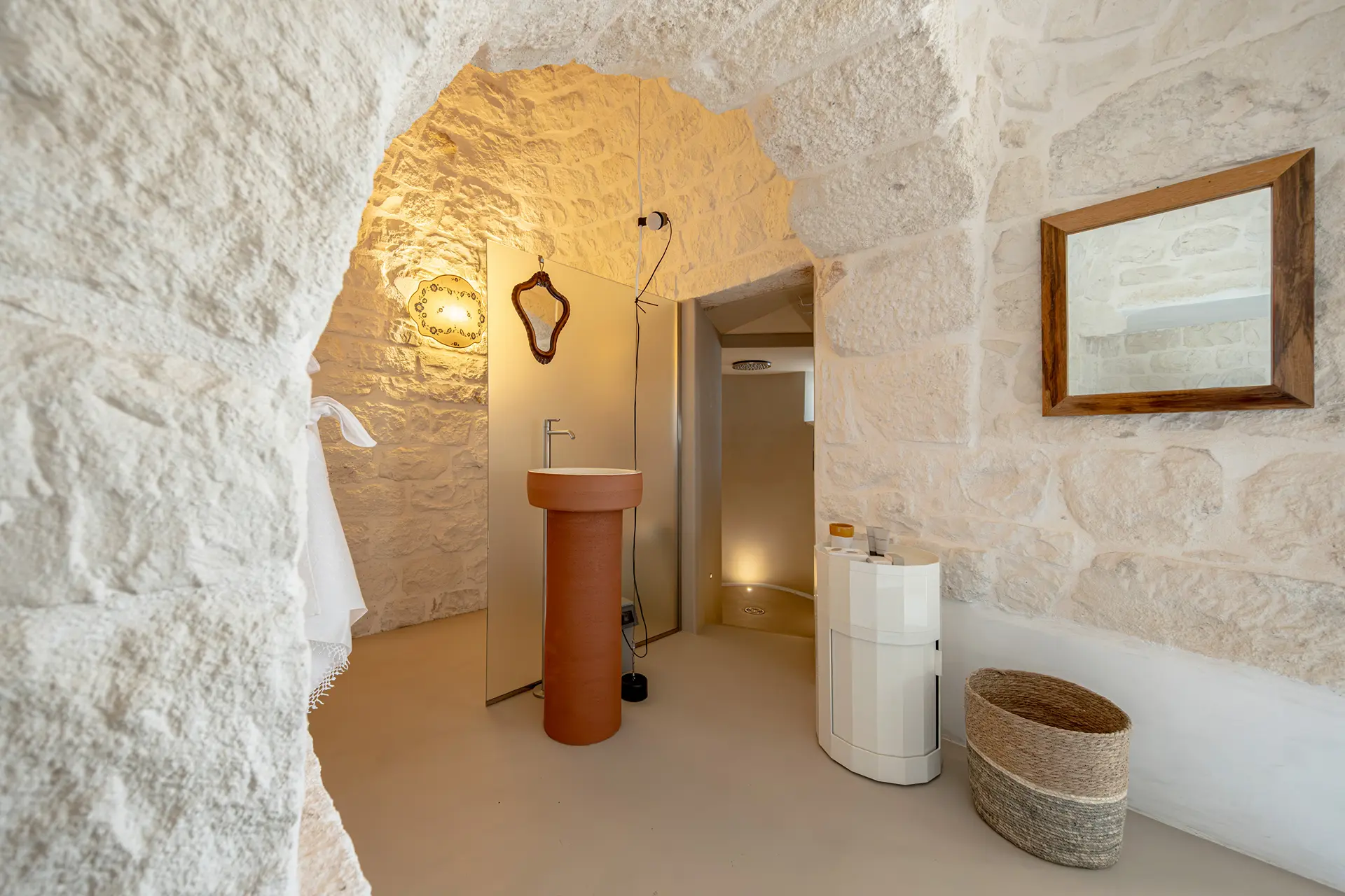 Trullo In Cima - Bagno Ensuite in Trullo