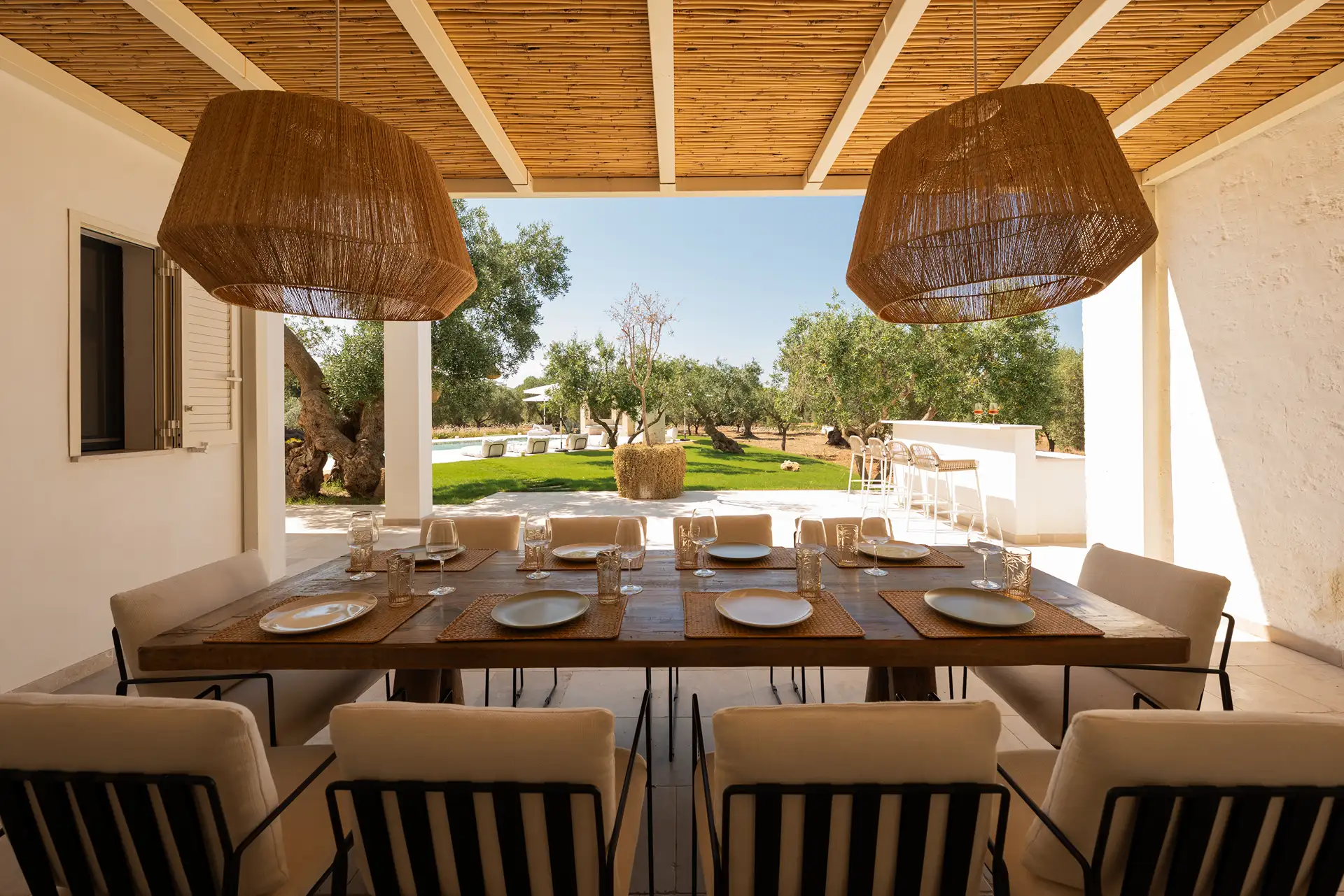 Villa Alberea - Zona pranzo esterna