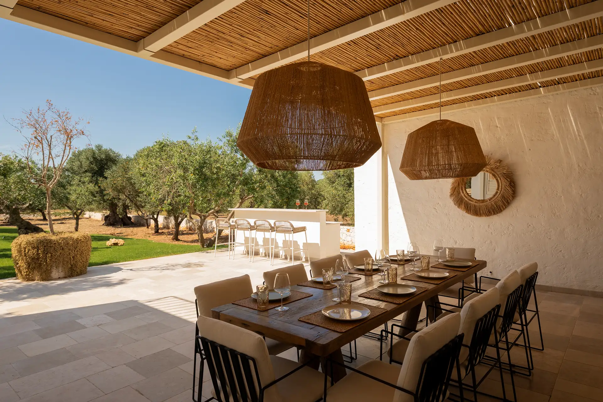 Villa Alberea - Zona pranzo esterno