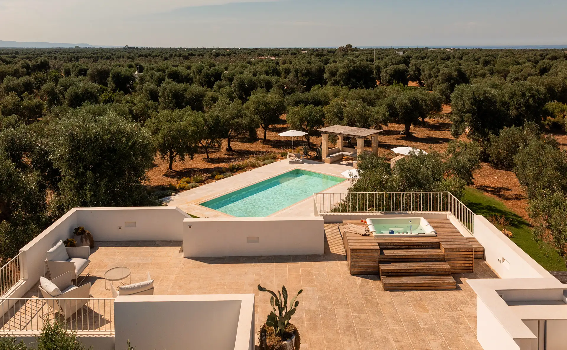 Villa Alberea - Terrazza con jacuzzi