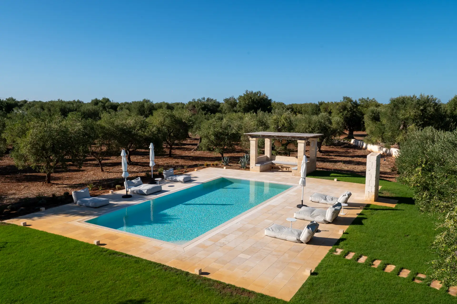 Villa Alberea - Vista Piscina e Giardino